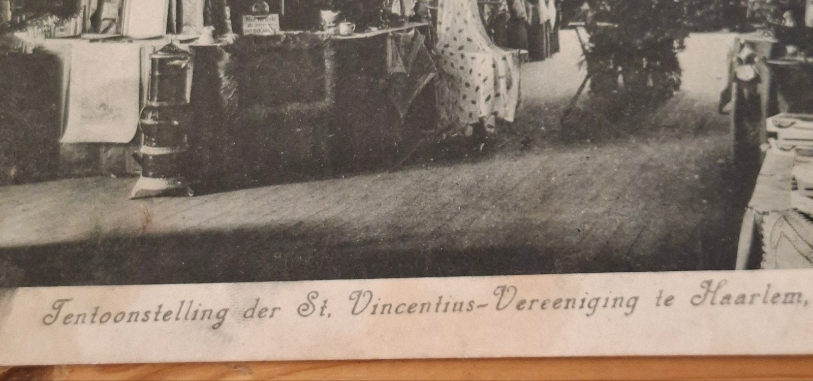 gelopen kaart 1907 vincentiusvereniging Haarlem tentoonstel, Ophalen of Verzenden, Voor 1920, Noord-Holland