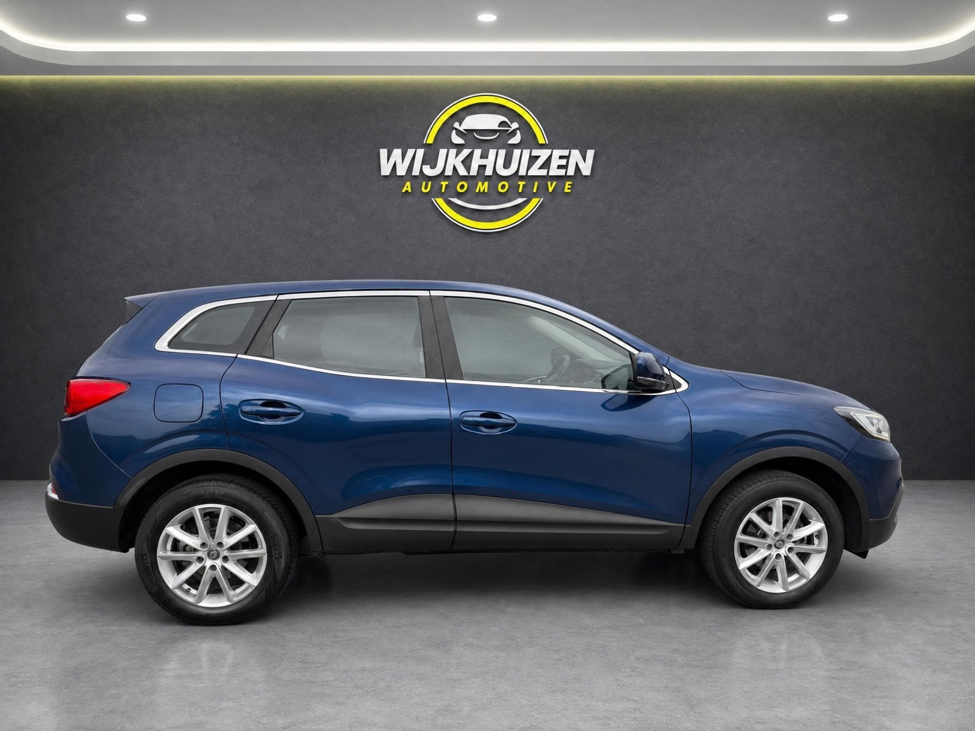 Renault Kadjar 1.2 TCe Intens met Climate ! Parkeersensoren, Kadjar, Stof, 4 cilinders, Blauw