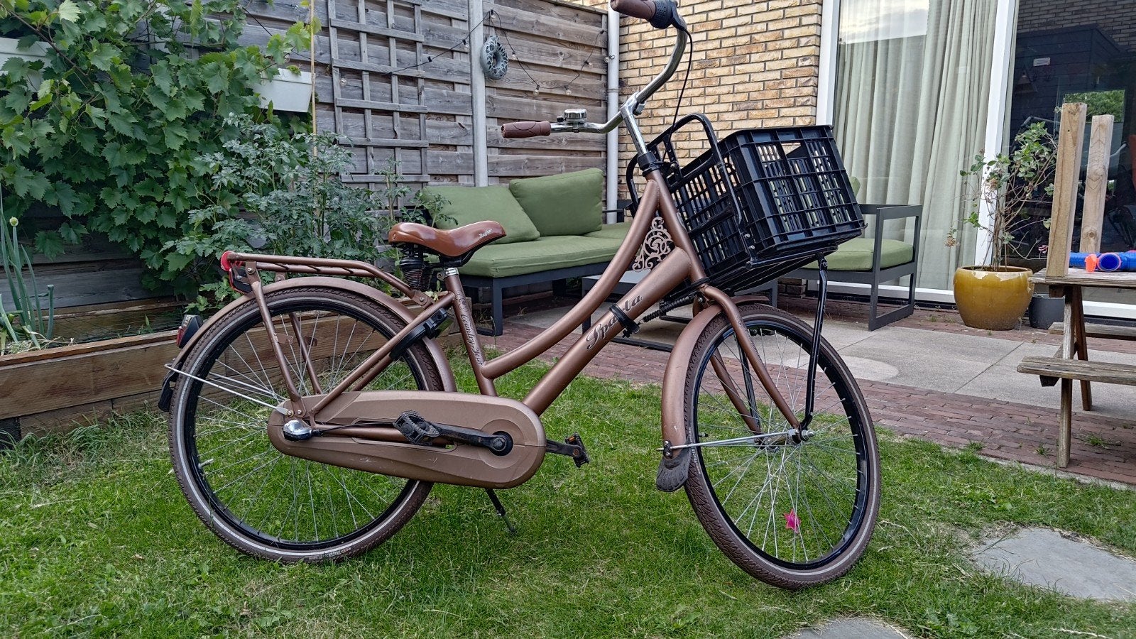 24 inch Sparta meisjesfiets, Ophalen, 20 inch of meer, Sparta, Gebruikt