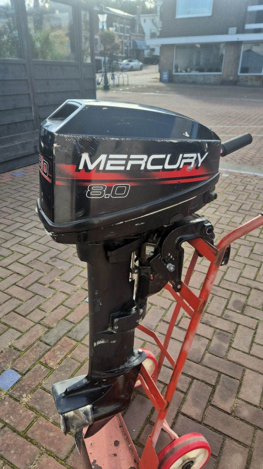 mercury 8pk langstaart (tekoop/teruil), Watersport en Boten, Ophalen, Zo goed als nieuw, Gereedschap