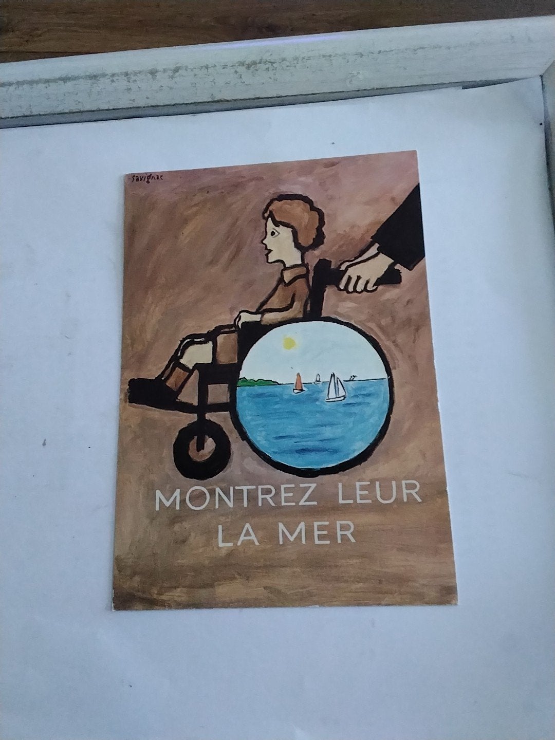 Vintage Franse Ansichtkaart - Montrez Leur La Mer, Ophalen of Verzenden