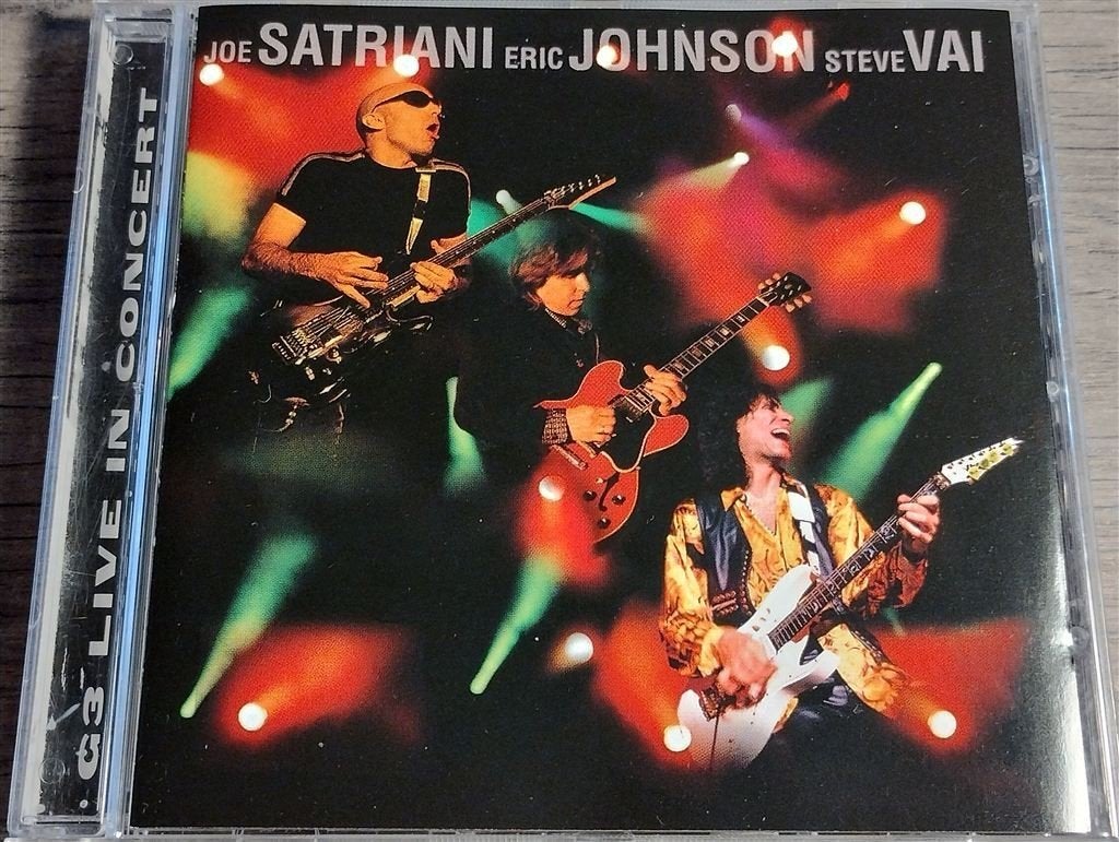 Satriani,Johnson,Vai - G3 Live In Concert, Ophalen of Verzenden, Zo goed als nieuw