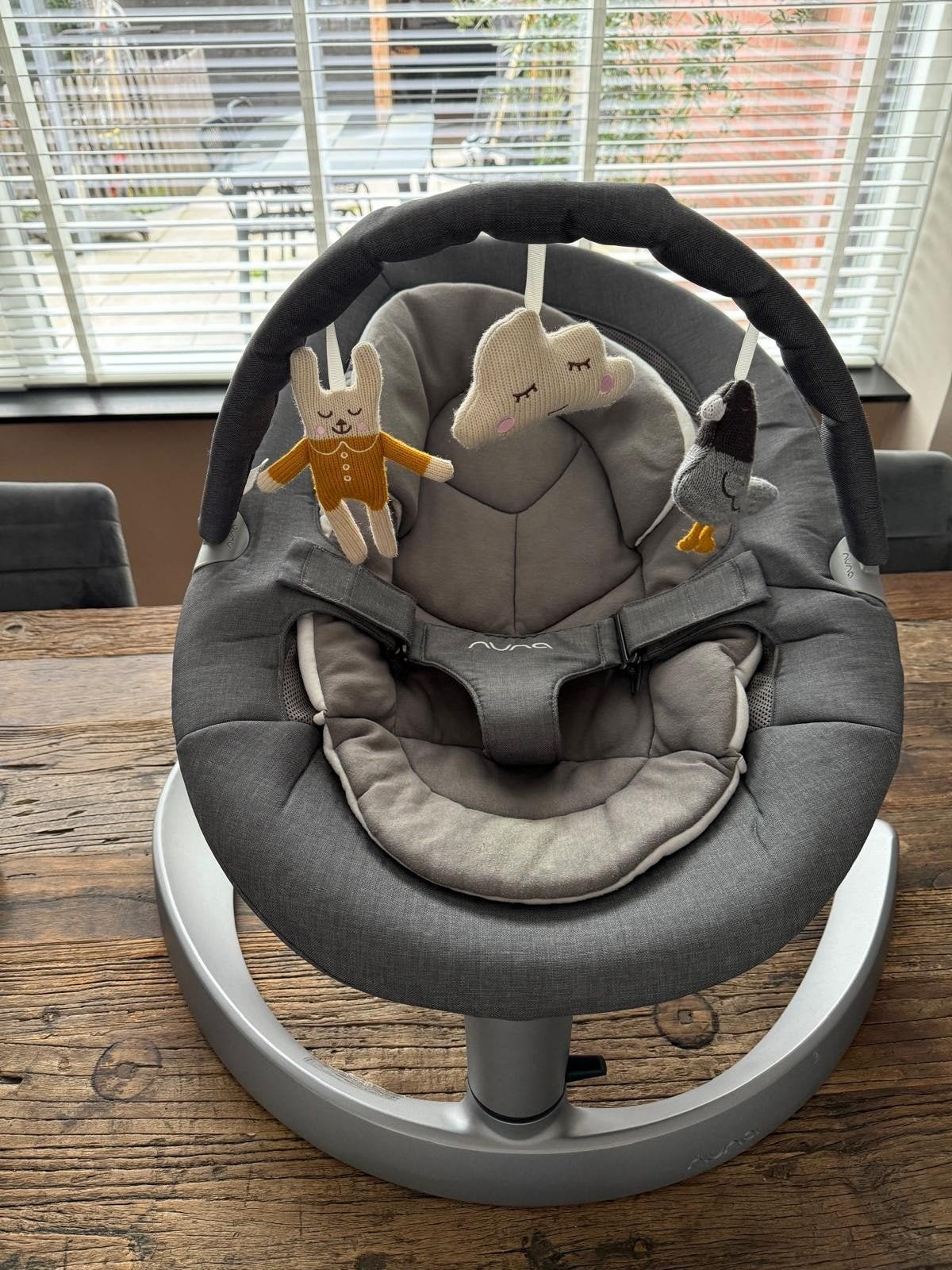 Nuna Leaf Grow Draaistoel, Kinderen en Baby's, Schommelstoel, Ophalen, Overige merken, Met gordel(s) of riempje(s)