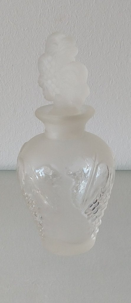 parfumflesje vlinder matglas, leeg, volgnr 49, Ophalen of Verzenden, Gebruikt, Parfumfles