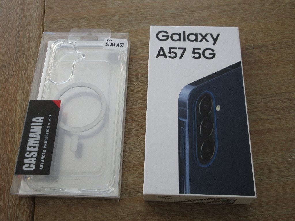 (Geseald) Samsung A57 128GB 5G Navy + Case, Ophalen, Blauw, Touchscreen, Nieuw