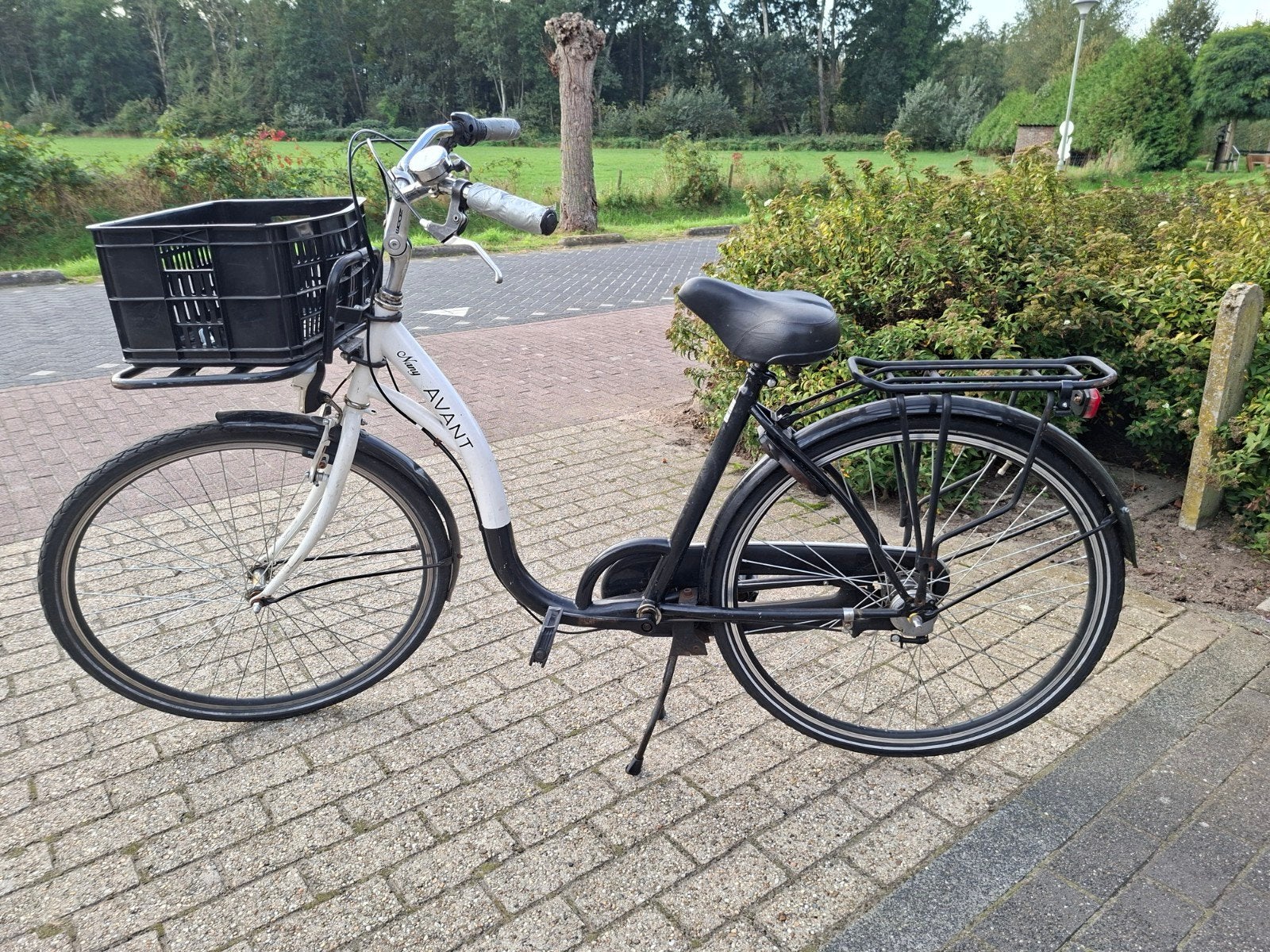 dames fiets, Gebruikt, Mandje, 0 zitjes, Ophalen