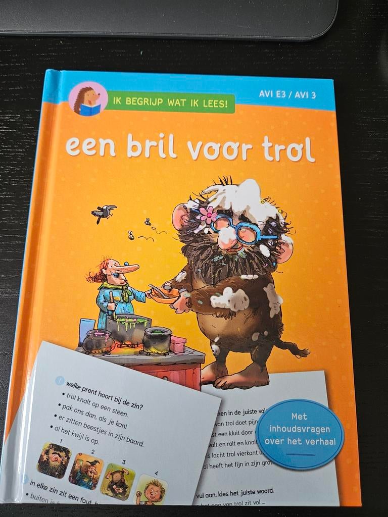 Een bril voor trol - AVI E3/AVI 3 leesboek, Ophalen of Verzenden, Zo goed als nieuw, Onbekend, Fictie algemeen
