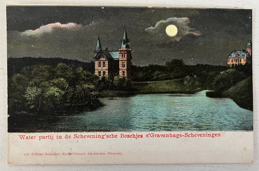 Oude Ansichtkaart  -  Den Haag -  Schevening’sche Bosjes, Ophalen of Verzenden, Voor 1920, Ongelopen, Zuid-Holland