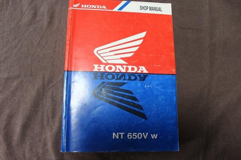 Honda NT650 V Deuville  motorcycle shop manual NT 650, Ophalen of Verzenden, Honda