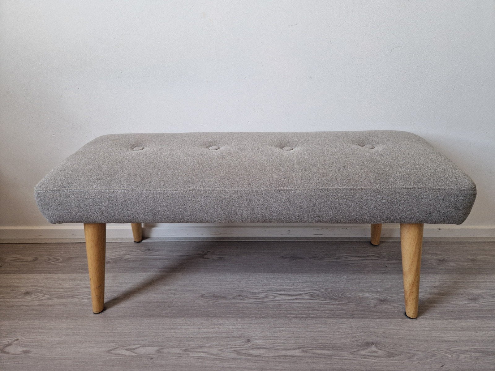 JYSK bankje, Ophalen, Zo goed als nieuw, Rechthoekig, 125 cm of meer