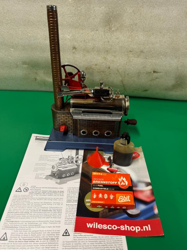 Stoommachine Wilesco D14, Hobby en Vrije tijd, Modelbouw | Overige, Ophalen of Verzenden, Zo goed als nieuw, Groter dan 1:32