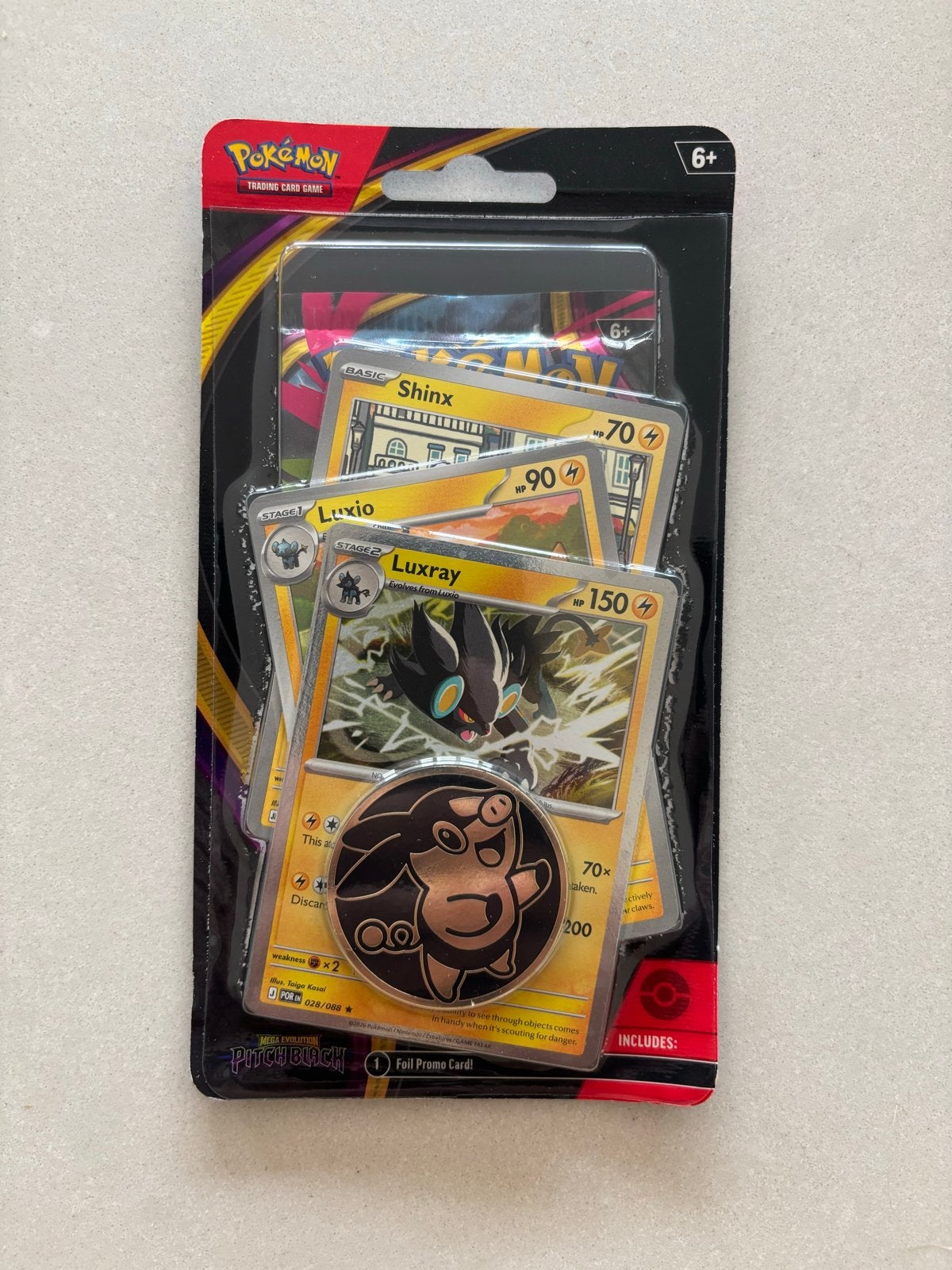 Pokémon TCG Pitch Black Premiun Checklane Luxray (15x), Ophalen of Verzenden, Nieuw, Booster