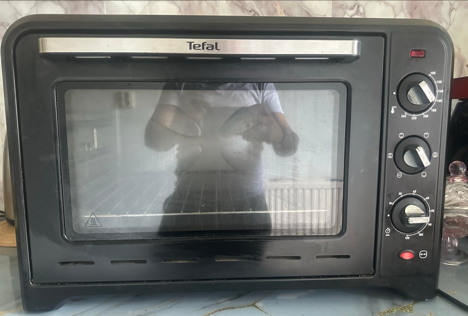 Tefal Oven - Compacte en veelzijdige mini-oven, Witgoed en Apparatuur, Ovens, Ophalen, Minder dan 45 cm, Gebruikt, Tefal