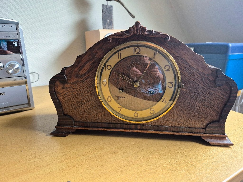 Pendule Junghans, Antiek en Kunst, Antiek | Klokken, Ophalen of Verzenden