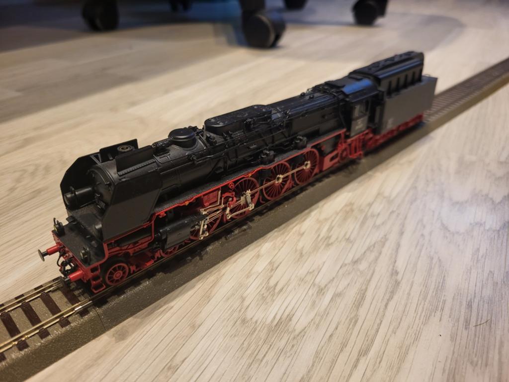 Trix NS DB Br 08 stoomlocomotief digitaal met stoom, Trix, Ophalen of Verzenden, Gelijkstroom, Locomotief