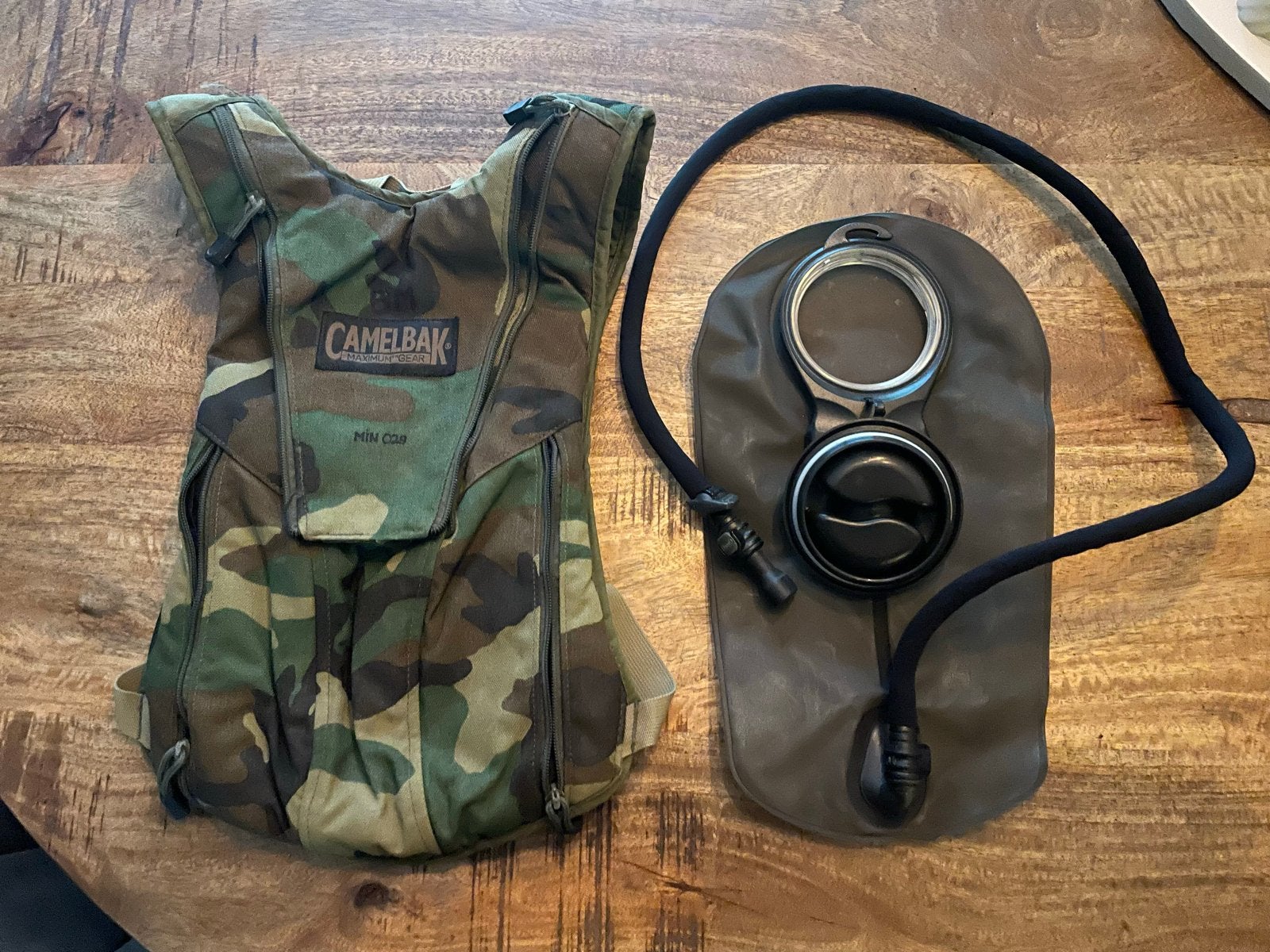 Camelbak Mini M.U.L.E. Hydratatie Rugzak Camouflage, Ophalen, Gebruikt