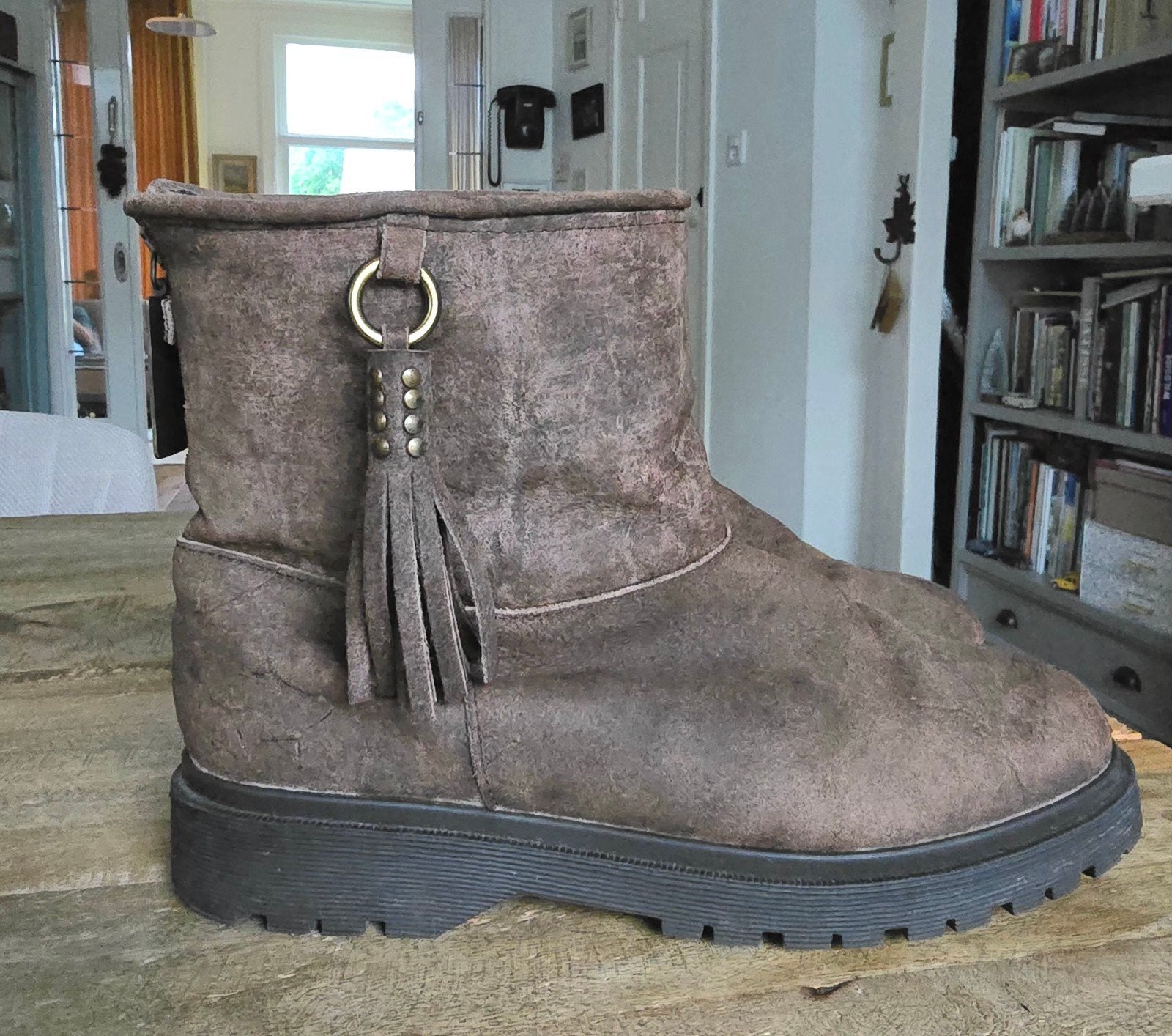 Stoere boots laarzen CHA IBIZA. Maat 41, weinig gedr. Bruin, Bruin, Lage of Enkellaarzen, Ophalen of Verzenden, Zo goed als nieuw