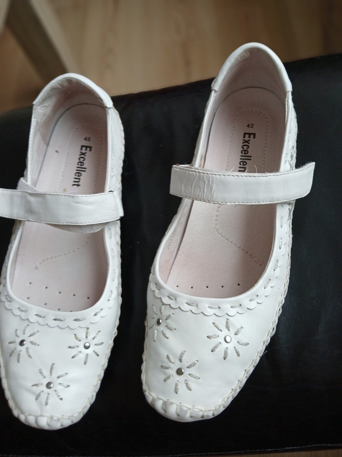 Witte ballerina's maat 42 - Excellent, Kleding | Dames, Schoenen, Wit, Excellent, Gedragen, Ballerina's