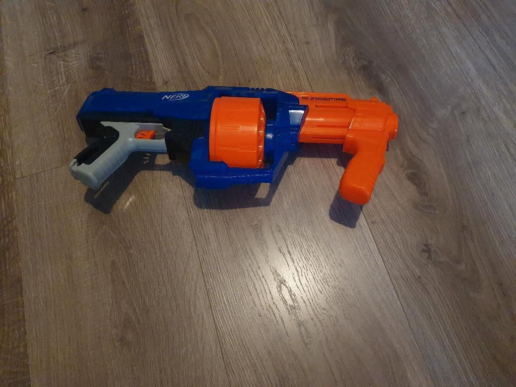 Nerf N-Strike Elite Surgefire, Ophalen of Verzenden, Zo goed als nieuw