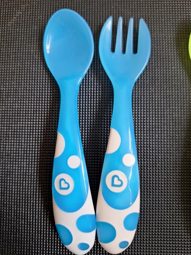 3 sets kinderbestek, Kunststof, Onbekend, Ophalen of Verzenden, Zo goed als nieuw
