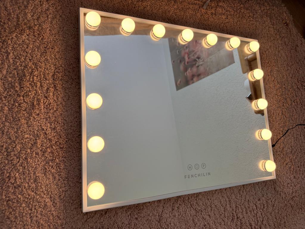 Fenchilin Vanity Spiegel met Verlichting - DC117-15, Ophalen, Zo goed als nieuw, Minder dan 100 cm, Rechthoekig