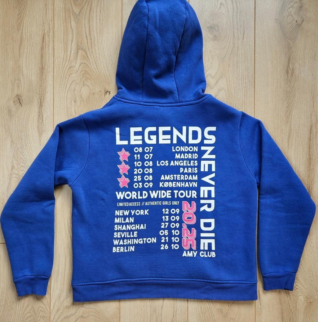 The Sting Amy &Ivy hoodie Sweater Trui maat M blauw, Kinderen en Baby's, Ophalen of Verzenden, Zo goed als nieuw