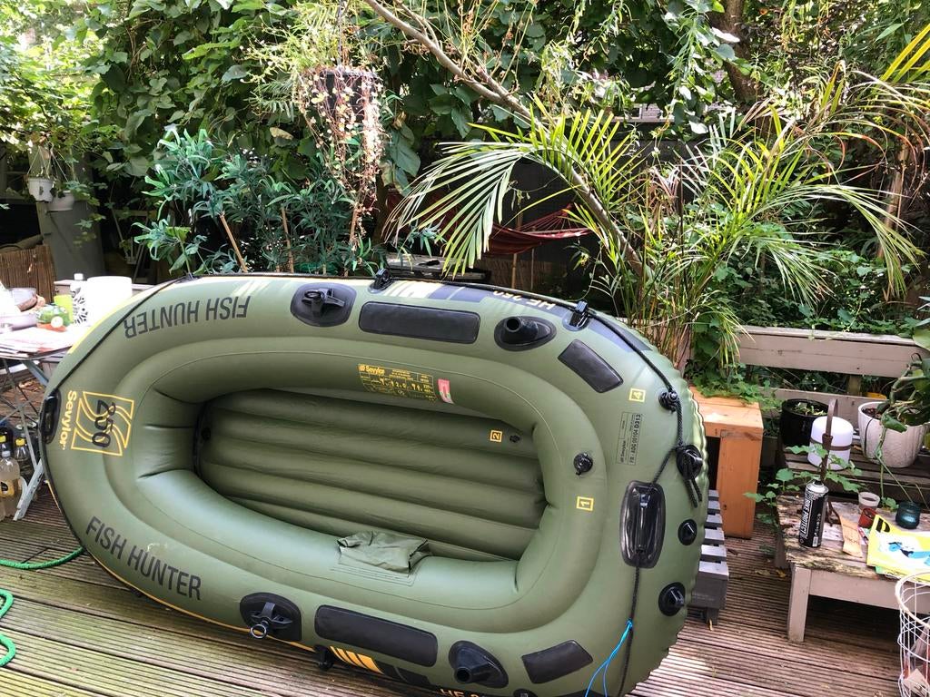 Rubberboot Fish Hunter - Ideaal voor  recreatie, Watersport en Boten, Ophalen of Verzenden, Gebruikt, Overige typen