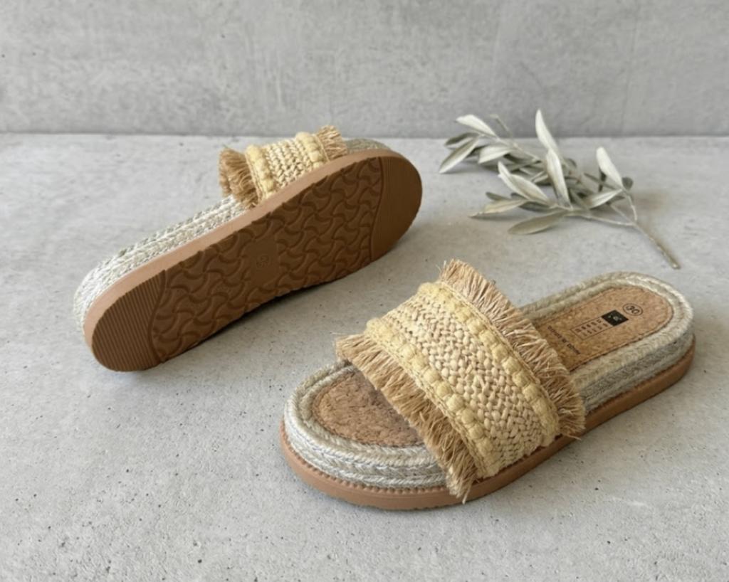 Ibiza boho slippers New Collection maat 40, Slippers, Geel, Nieuw, Ophalen of Verzenden