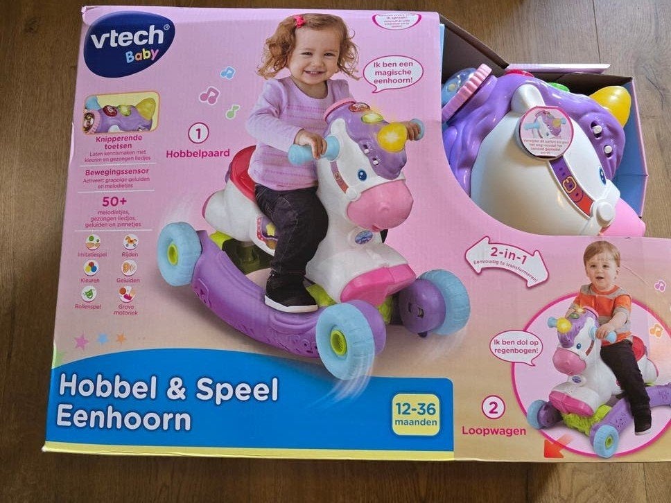 VTech Baby Hobbel & Speel Eenhoorn 2-in-1, Ophalen of Verzenden, Nieuw, Overige typen, Met licht