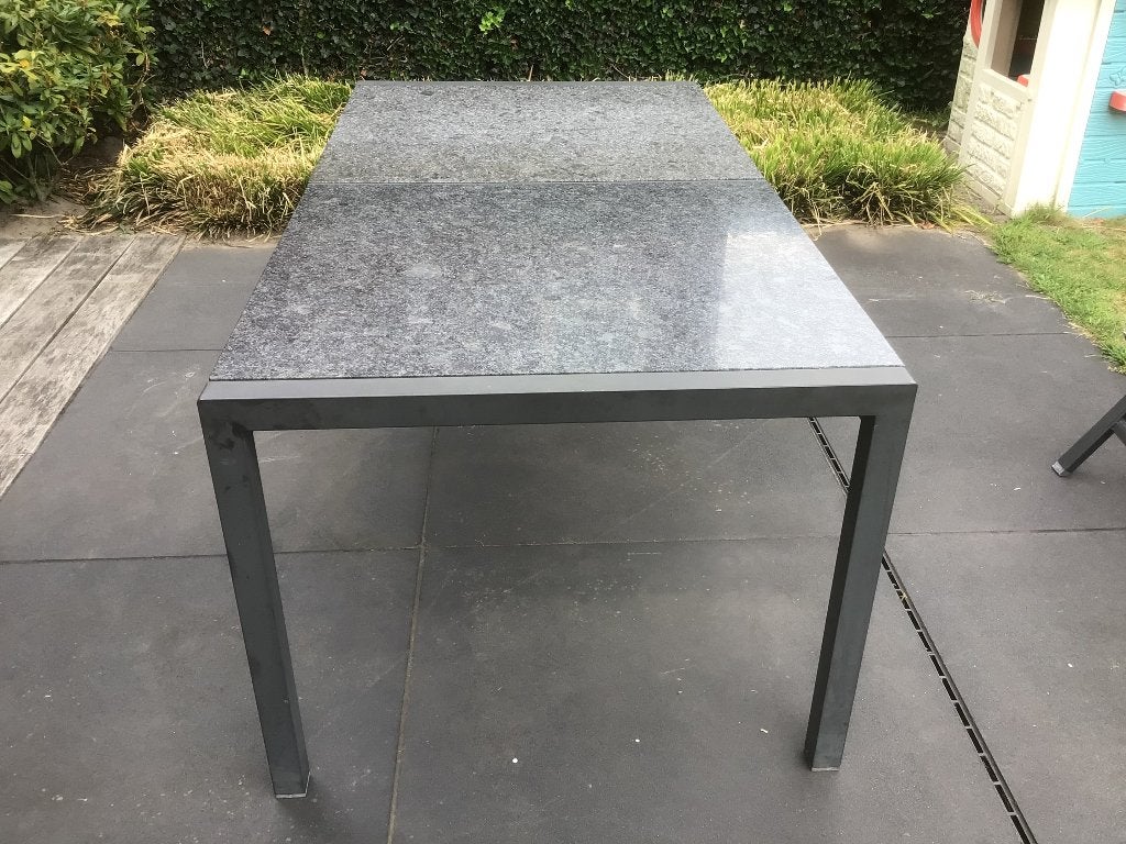 Tuintafel, Tuin en Terras, Ophalen, Gebruikt, Rechthoekig, Aluminium