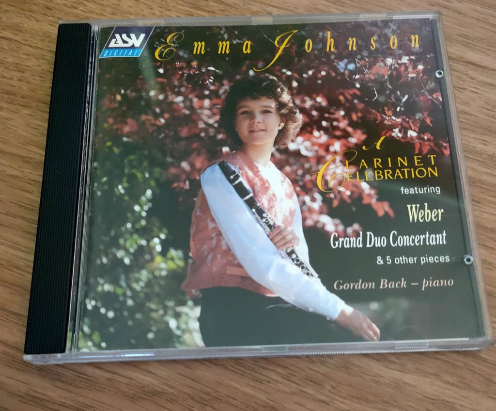 Emma Johnson - Clarinet Celebration CD (Weber e.a.), Ophalen of Verzenden, Romantiek, Zo goed als nieuw, Kamermuziek