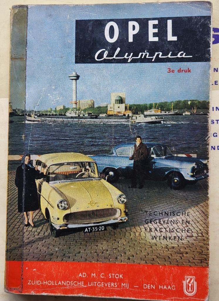 Oude boeken auto's en techniek. Vintage Opel Olympia Rekord, Ophalen of Verzenden, Gelezen, Algemeen