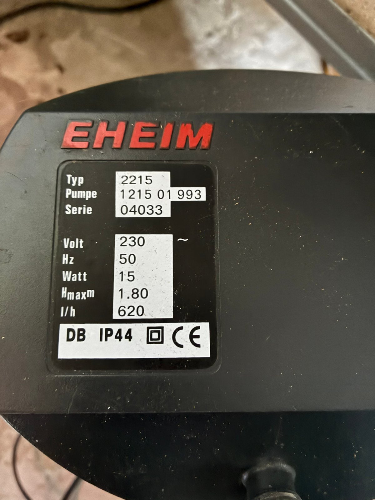 Eheim 2215 aquariumfilter. Gratis, Ophalen, Gebruikt, Filter, Eheim