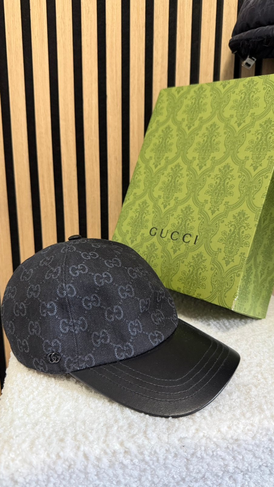 Zwarte gucci pet nieuw, Kleding | Heren, Hoeden en Petten, Ophalen of Verzenden, Zo goed als nieuw