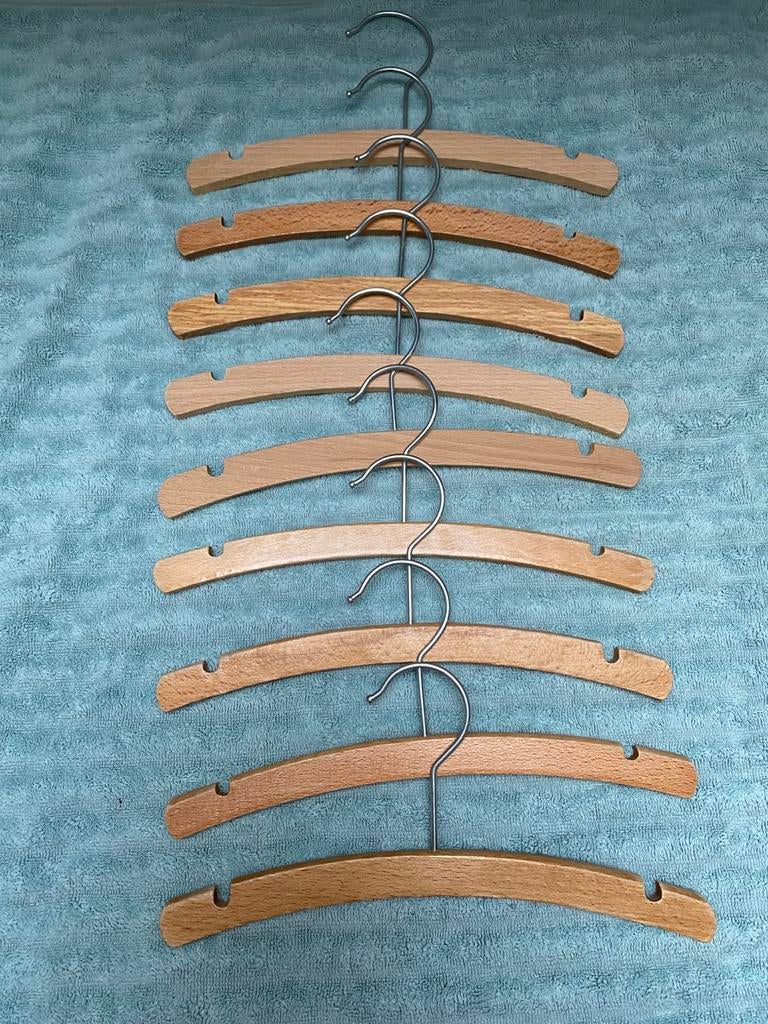 Baby kledinghangers ( hout ), Ophalen, Gebruikt