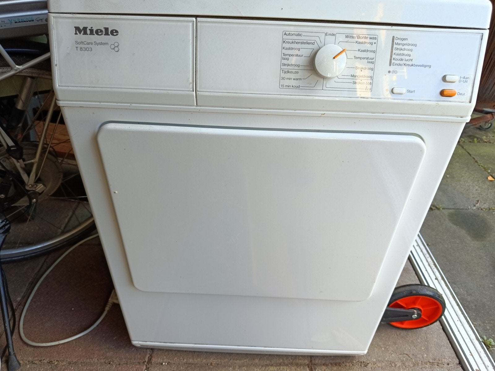 Miele T8303 Luchtafvoerdroger - Werkt perfect!, Ophalen, Gebruikt, Luchtafvoer