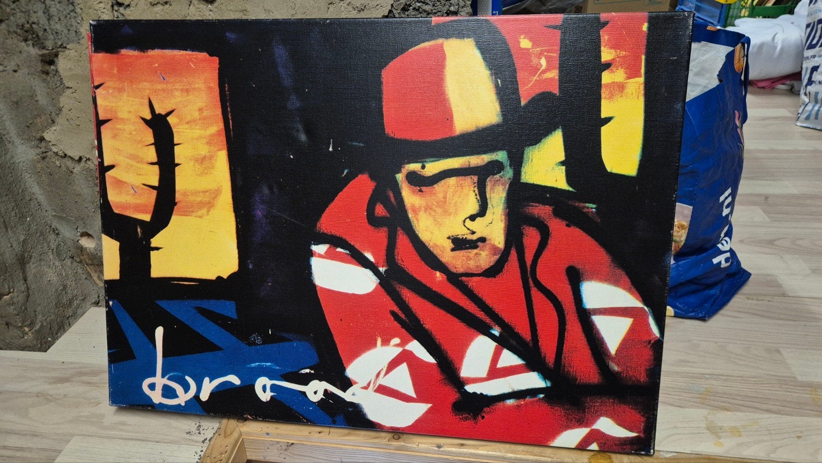 Herman Brood replica's - Kunstwerken, Antiek en Kunst, Kunst | Schilderijen | Modern, Ophalen, Figuren, Op houten frame, Print
