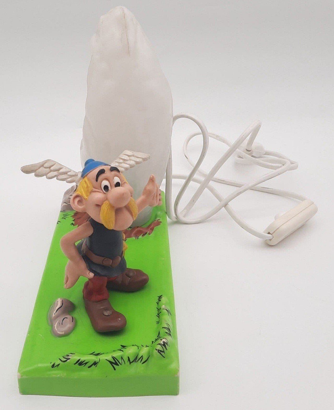 Asterix Schleich - Pieter Klick Nacht Lamp uit 1975!, Ophalen of Verzenden, Asterix en Obelix, Zo goed als nieuw, Beeldje of Figuurtje