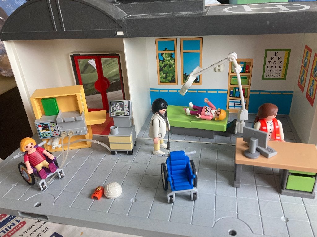 Playmobil meeneem ziekenhuis, Ophalen of Verzenden, Gebruikt