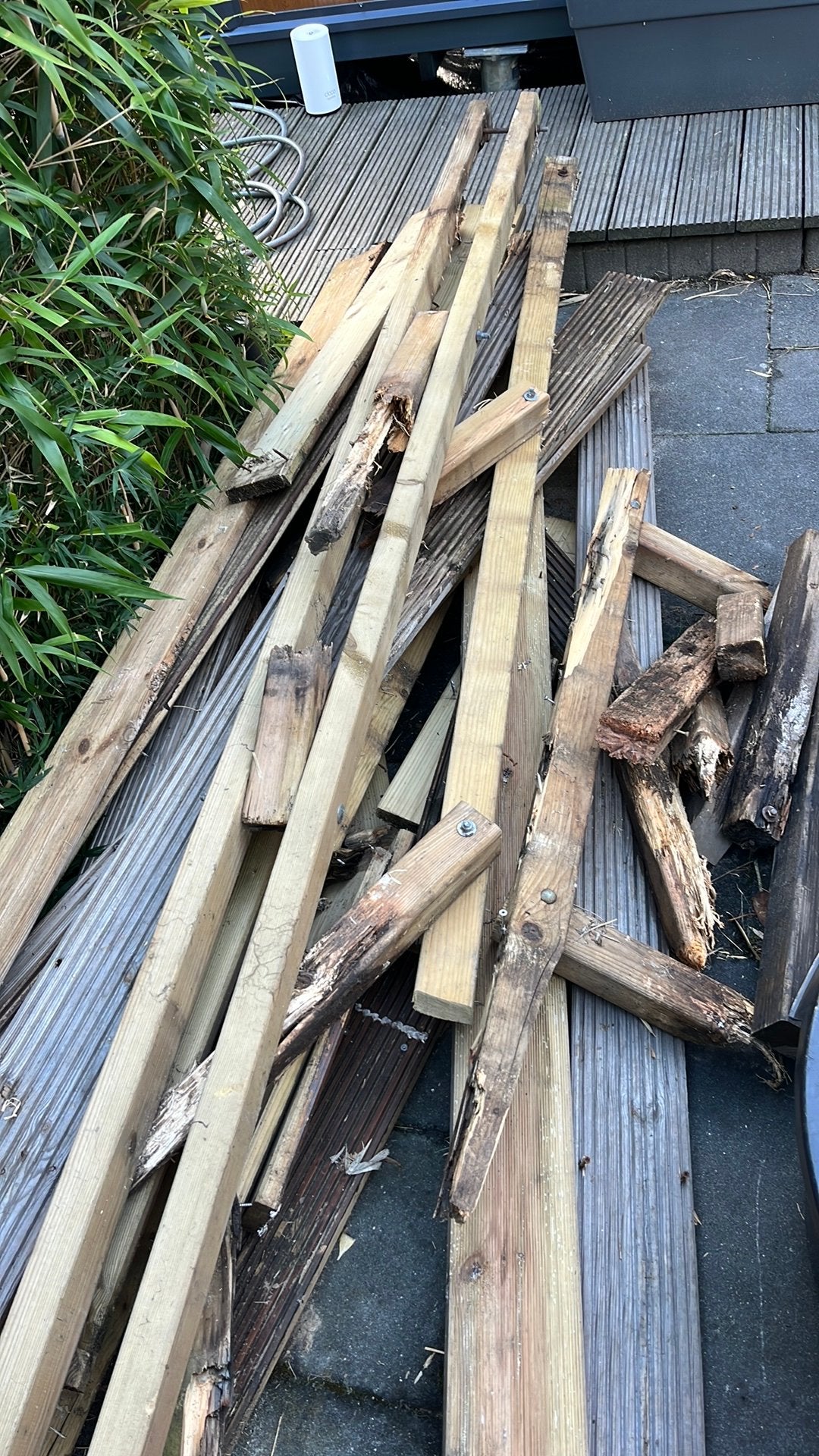 Gratis hout, Tuin en Terras, Minder dan 3 m³, Ophalen