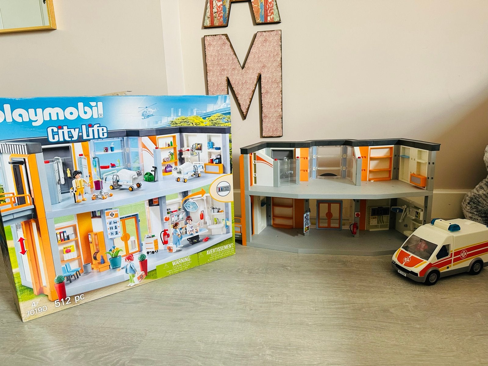 Playmobil City Life Ziekenhuis (70190), Ophalen, Gebouw, Complete set, Zo goed als nieuw