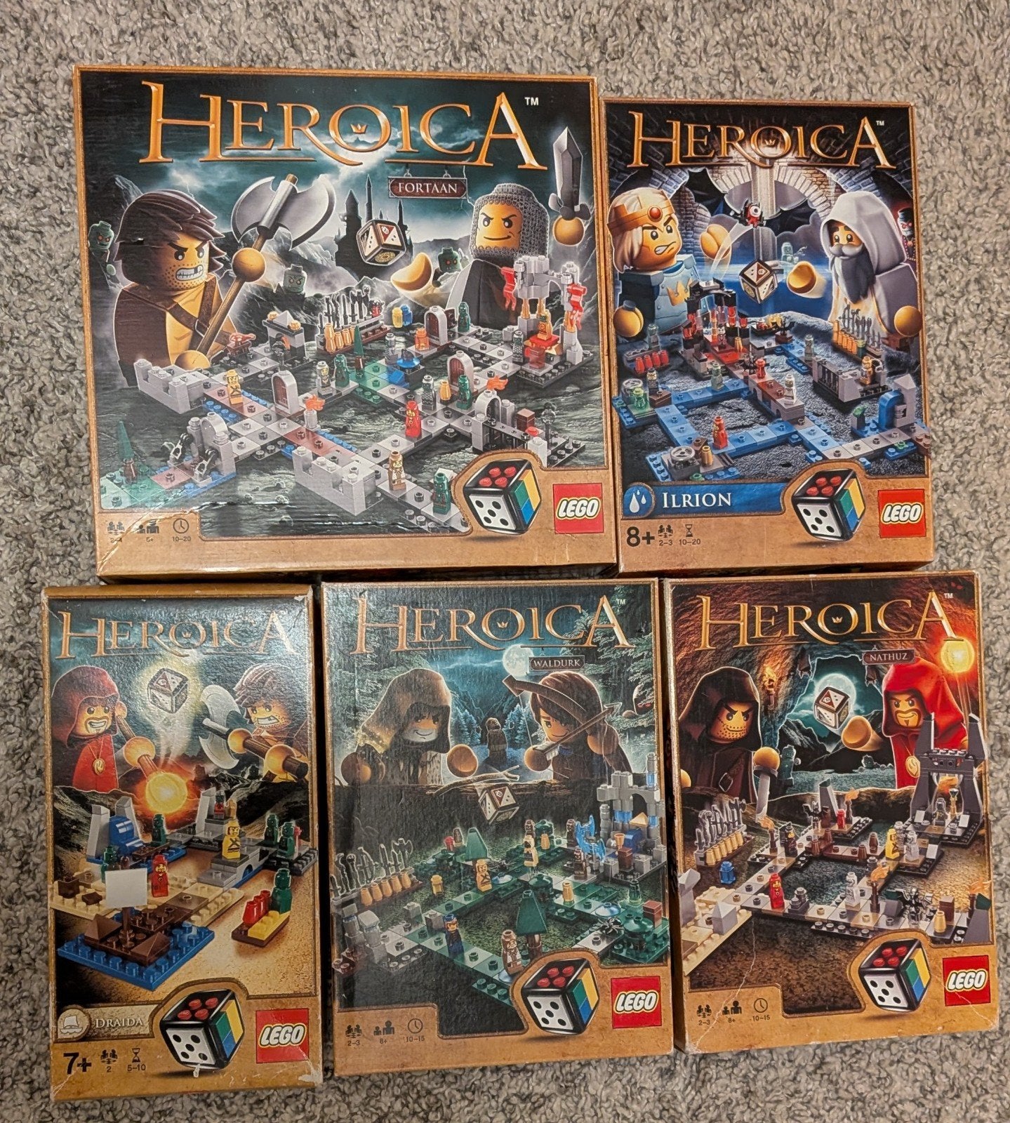 Lego Heroica Fortaan met 4 uitbreidingen: Complete set!, Kinderen en Baby's, Speelgoed | Duplo en Lego, Gebruikt, Overige thema's