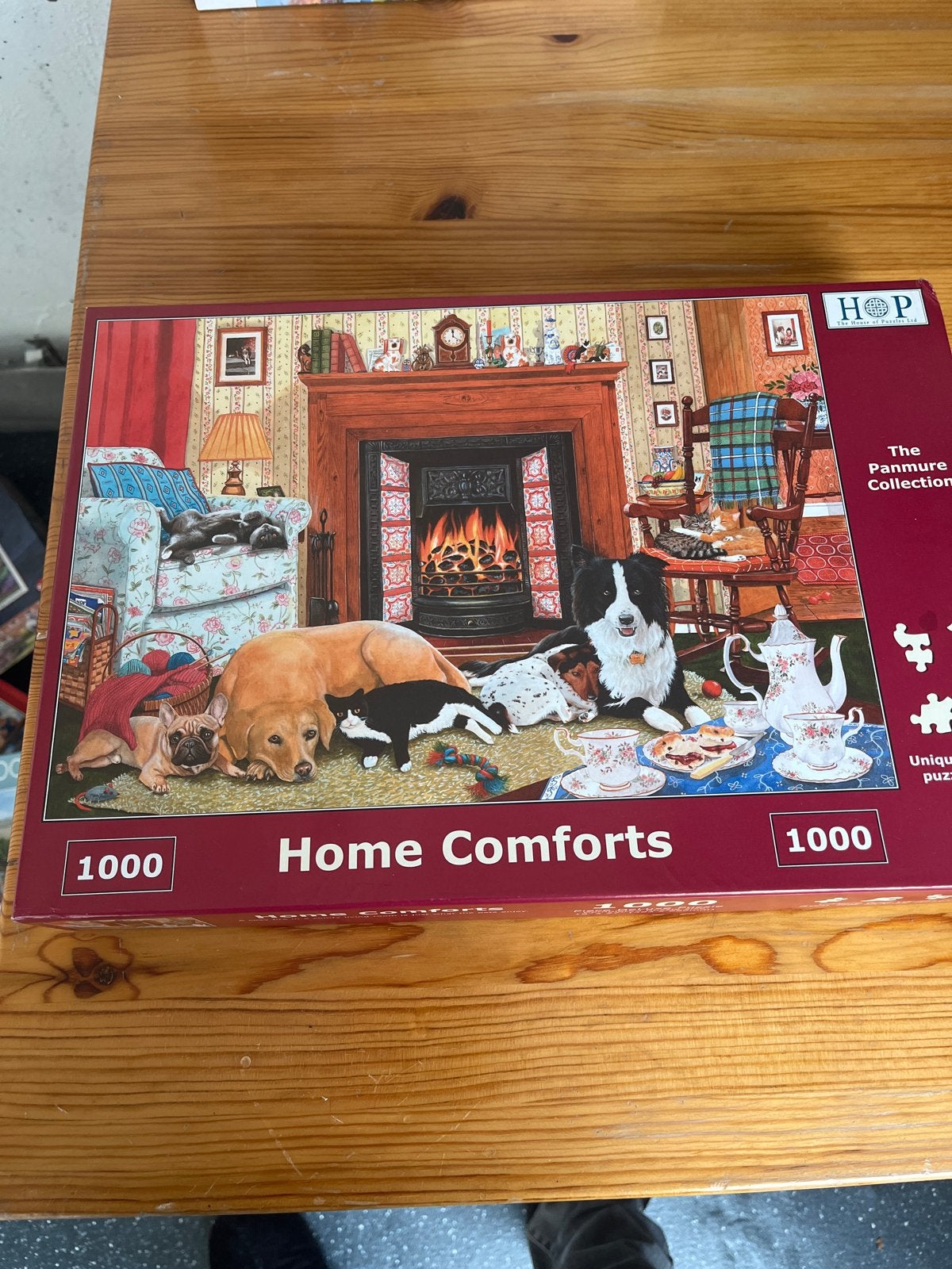 Legpuzzel Home Comforts 1000 stukjes - HOP Panmure Collectio, Ophalen, 500 t/m 1500 stukjes, Zo goed als nieuw, Legpuzzel