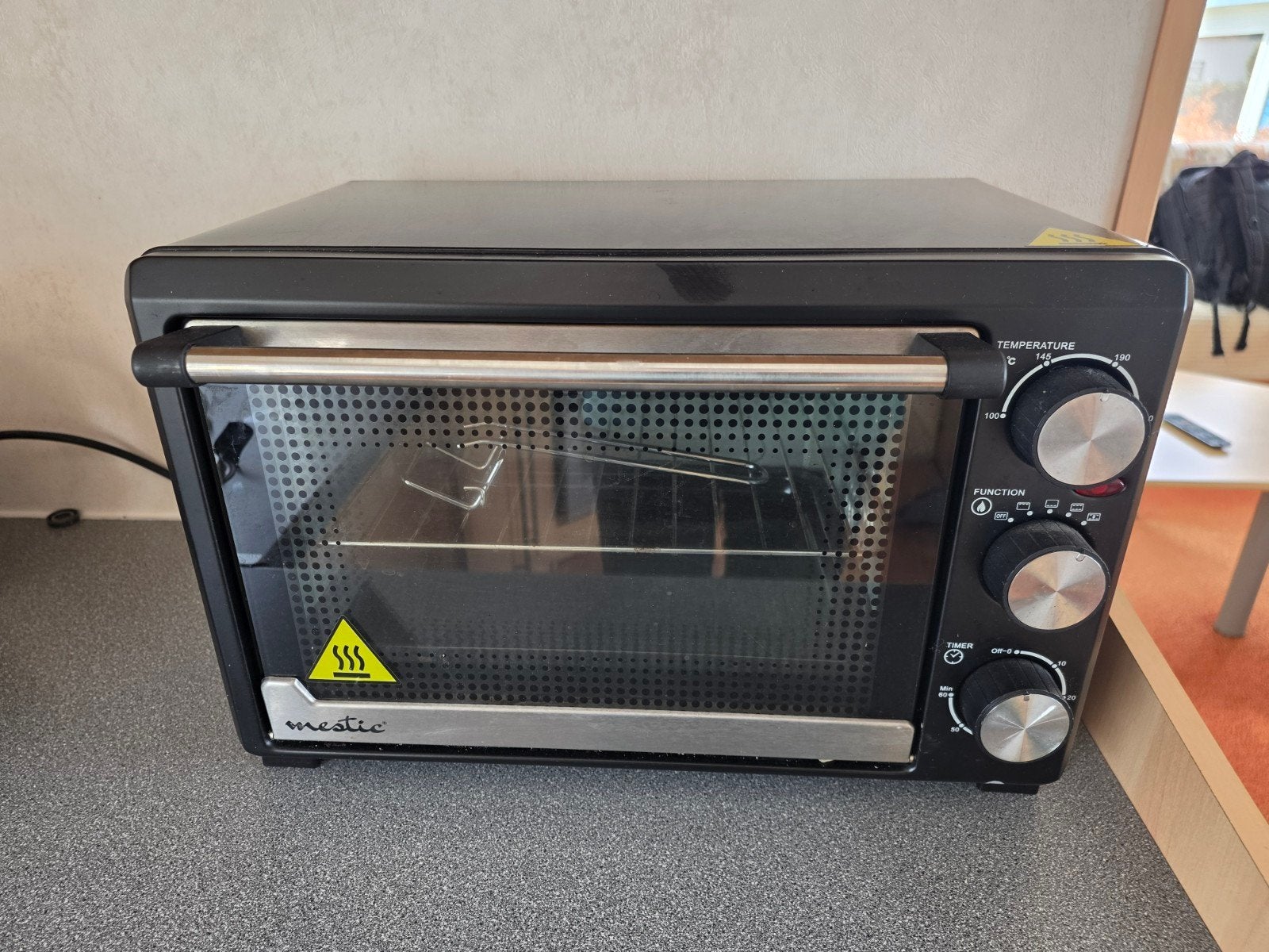 Mestic MHQ-100 Mini-oven - Compact en Krachtig, Witgoed en Apparatuur, Ophalen, Vrijstaand, Mini-oven, Gebruikt