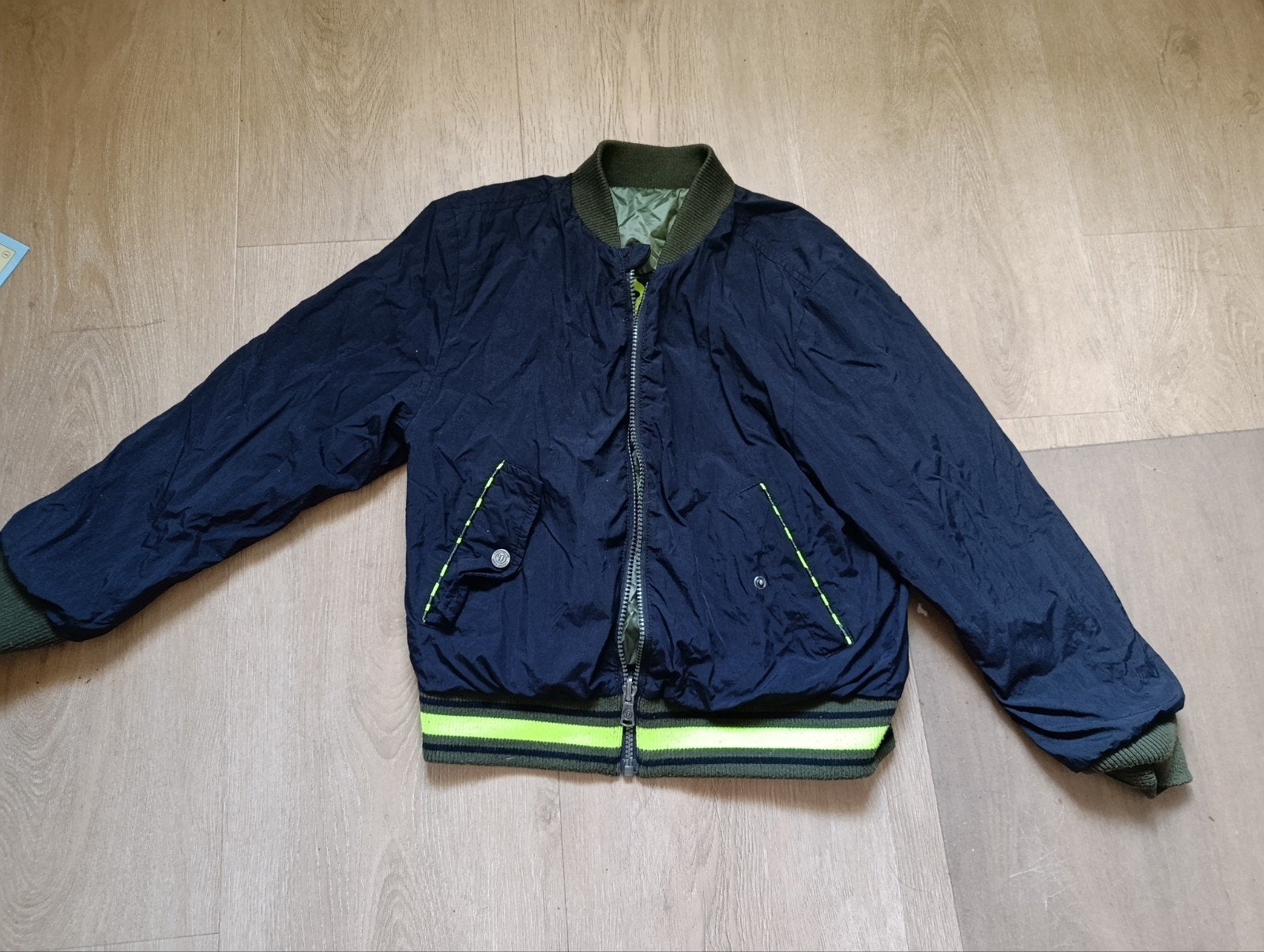 Vingino omkeerbaar bomberjack met zebraprint, maat 140, Gebruikt, Jongen of Meisje, Ophalen of Verzenden, Vingino
