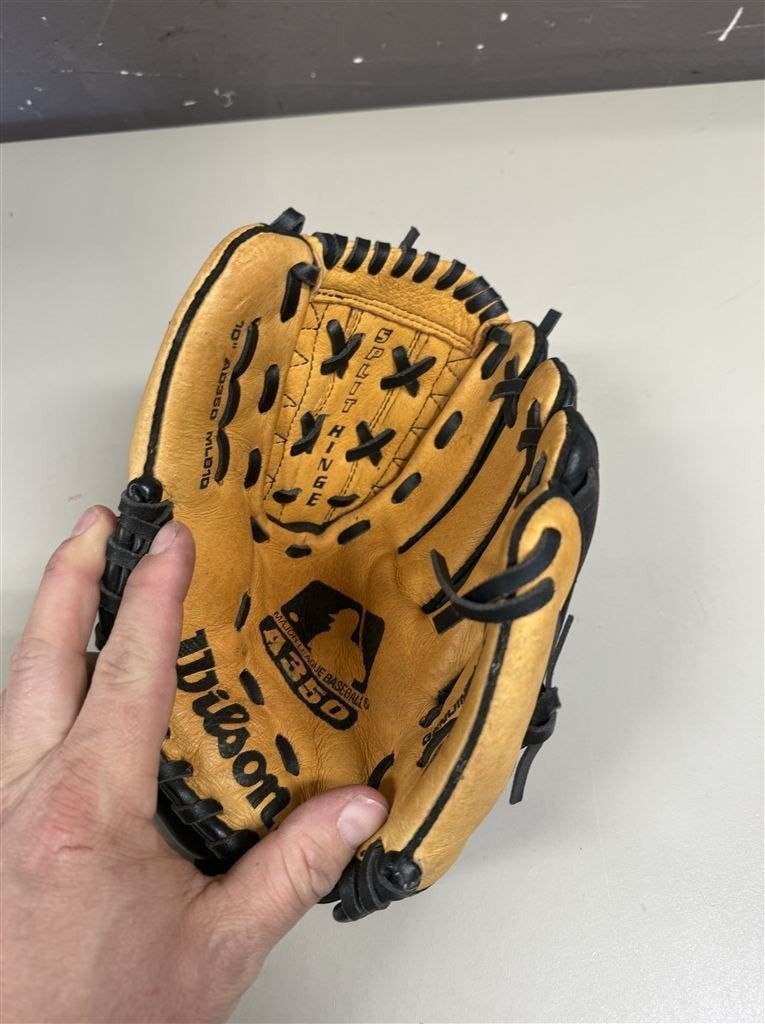 Wilson Pro Select leren honkbalhandschoen maat 10\" A350 Sof, Ophalen of Verzenden, Zo goed als nieuw, Handschoen