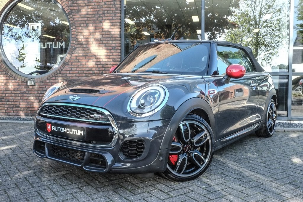 MINI Cabrio 2.0 John Cooper Works JCW AUT | Leder | ACC | He, Auto's, Mini, Automaat, 232 pk, Gebruikt, 4 cilinders