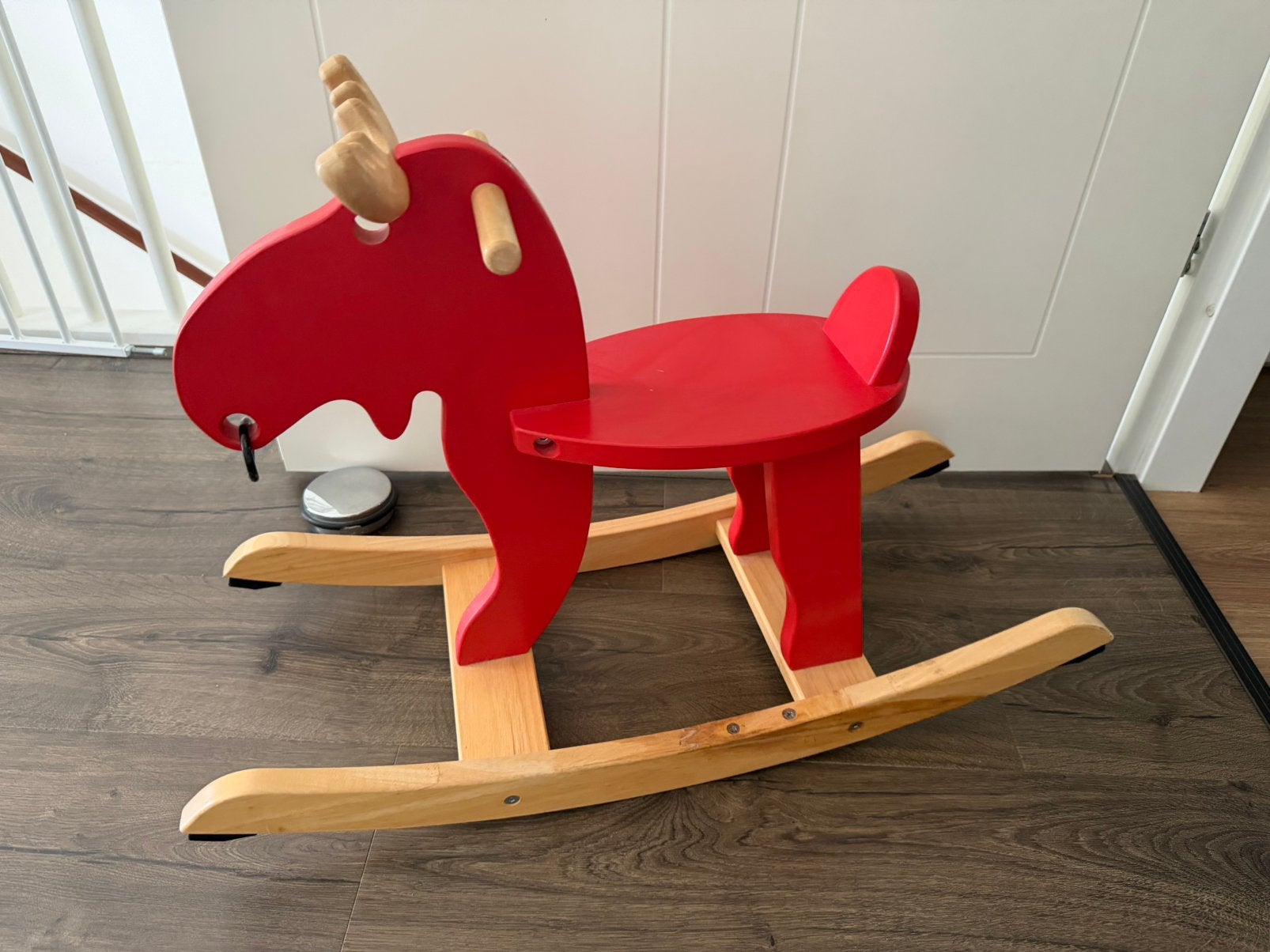 Ikea hobbelpaard + gratis kralenspiraal, Ophalen, Gebruikt