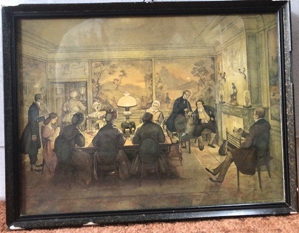 Schilderij Anton Pieck, Ophalen, Print, Print/reproductie