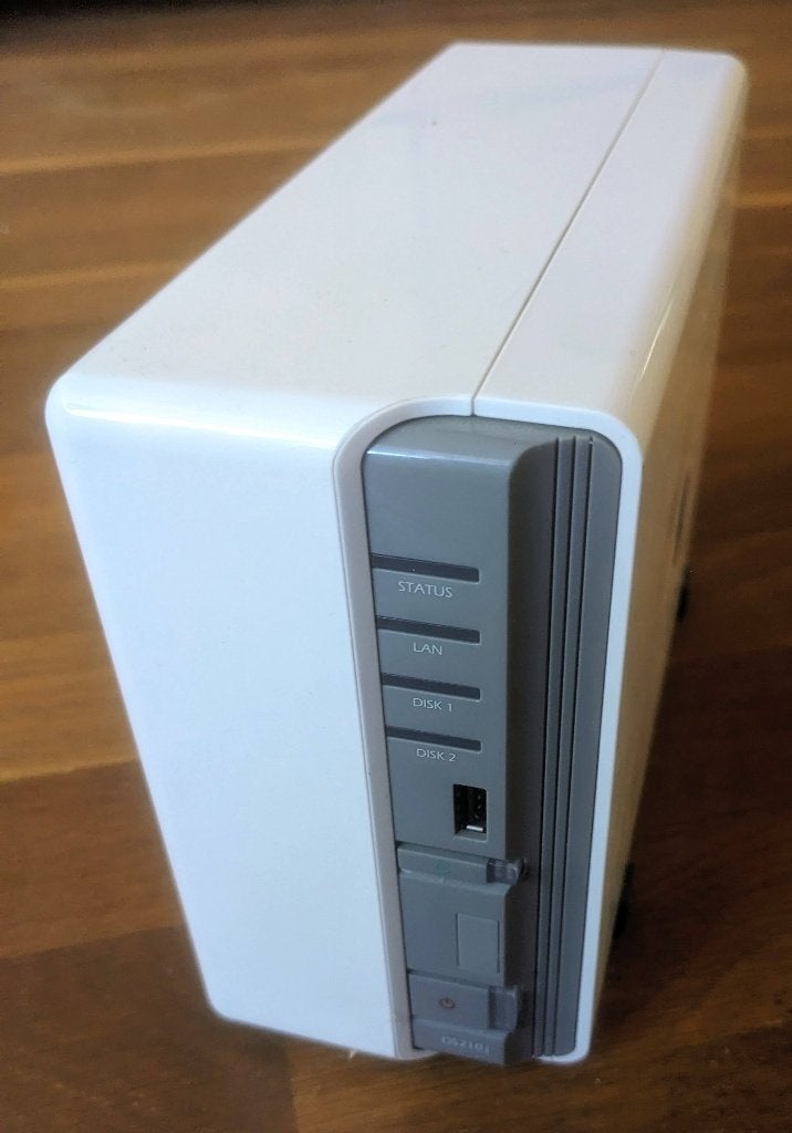 Gratis Synology DS210j (doet het niet), Computers en Software, NAS, Ophalen of Verzenden, Niet werkend